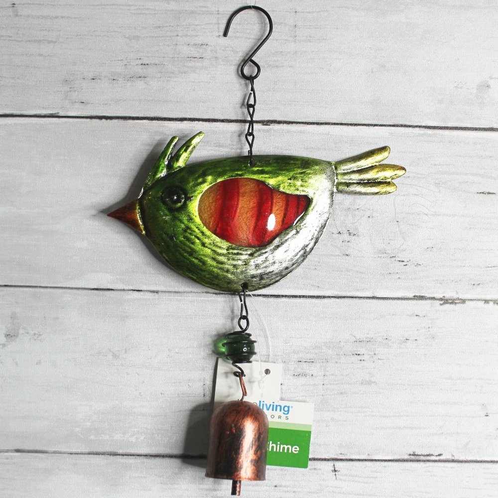 NEW Metal Wind Chime Noise Maker Garden Patio Outdoor Yard Decor Bird